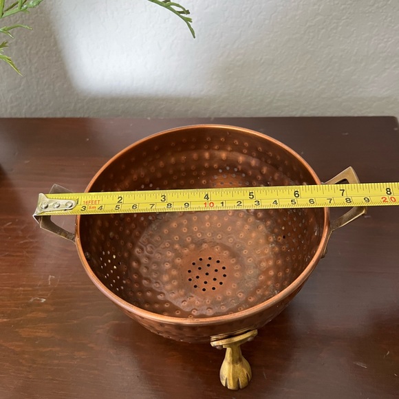 Vintage style copper colander - Picture 6 of 7